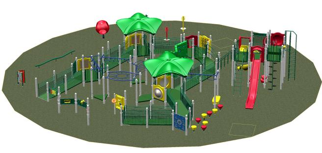 Inclusive, Accessible, Playground, Play equipment