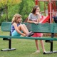 Outdoor Playground Bench